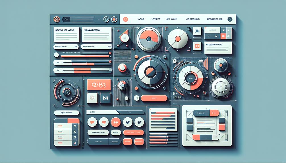 optimizing social media in web design