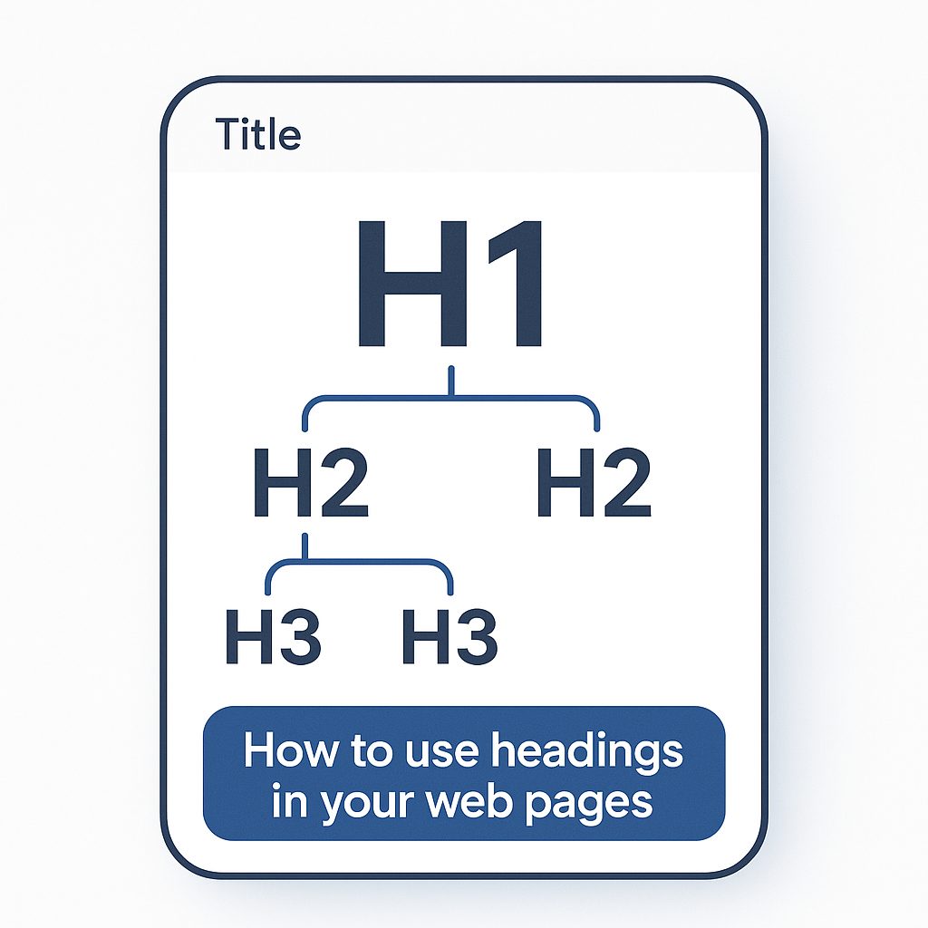 How to use headings in your website