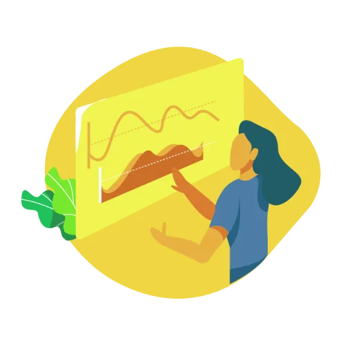 Search engine optimisation growth illustration