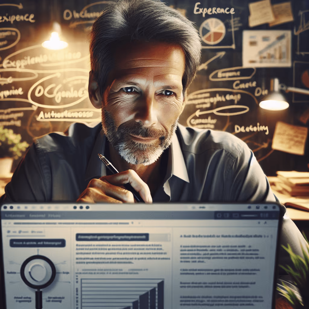 Australian digital marketer analyzing a website Australian digital marketer analyzing a website